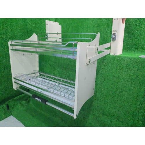 Giá bát đĩa nâng hạ Hafele 504.75.026 cho tủ rộng 900mm 4 Ảnh thực tế giá bát đĩa nâng hạ Hafele 504.75.026 cho tủ rộng 900mm
