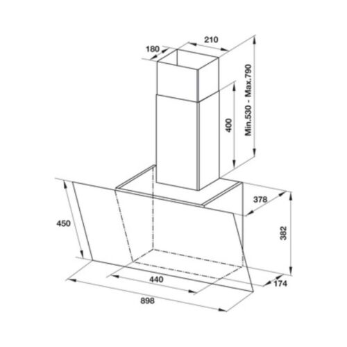 Thiết kế của Máy hút Hafele HH-WVG90C