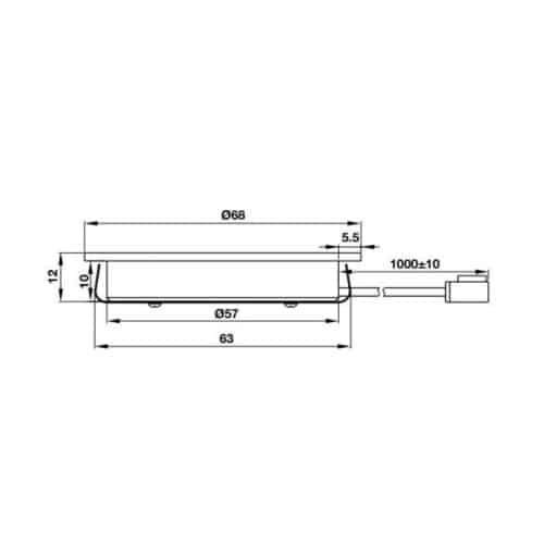 Bộ đèn led cucina Hafele 833.01.494 3 Kích thước bộ đèn led cucina Hafele 833.01.494