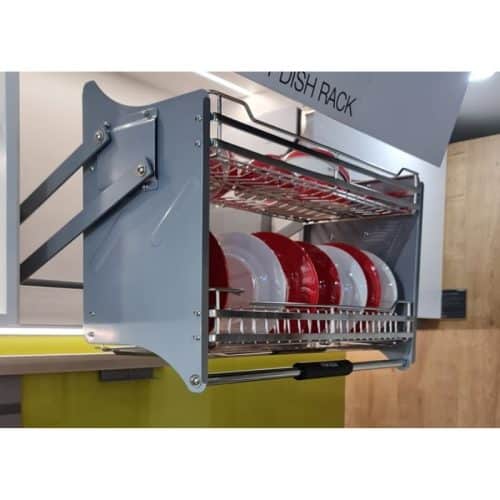 Rổ chén đĩa di động lướt tròn LENTO Cucina 504.76.005 Inox 304 3 Mặt bên rổ chén đĩa di động lướt tròn LENTO Cucina 504.76.005 Inox 304