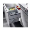Thùng rác gắn cánh Hafele 502.73.902 2x30L cho tủ 600mm